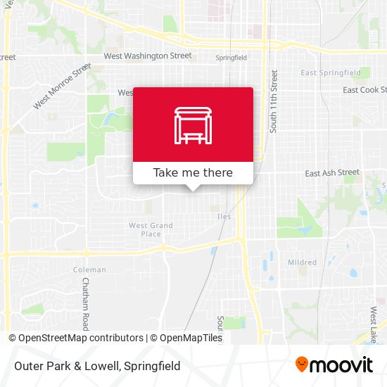 Outer Park & Lowell map