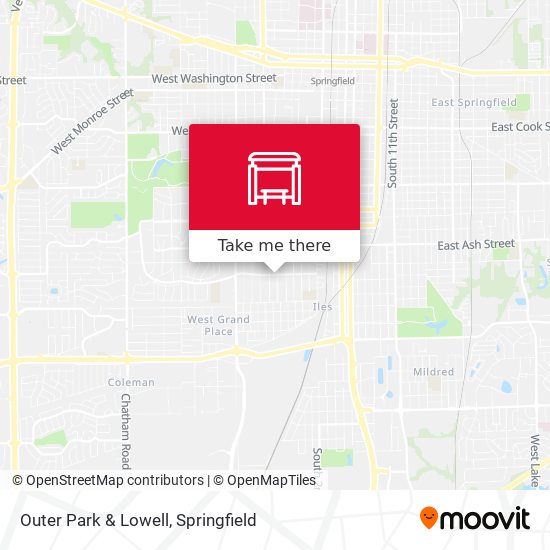 Outer Park & Lowell map