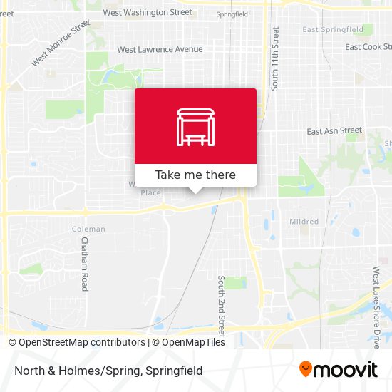 North & Holmes/Spring map