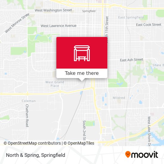 North & Spring map