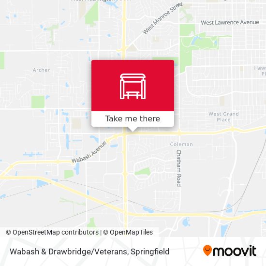 Wabash & Drawbridge/Veterans map