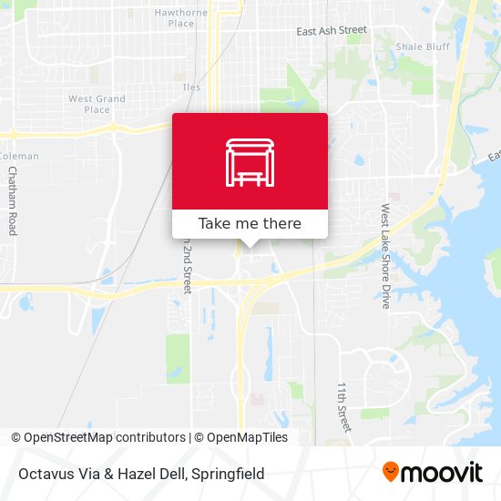 Octavus Via & Hazel Dell map