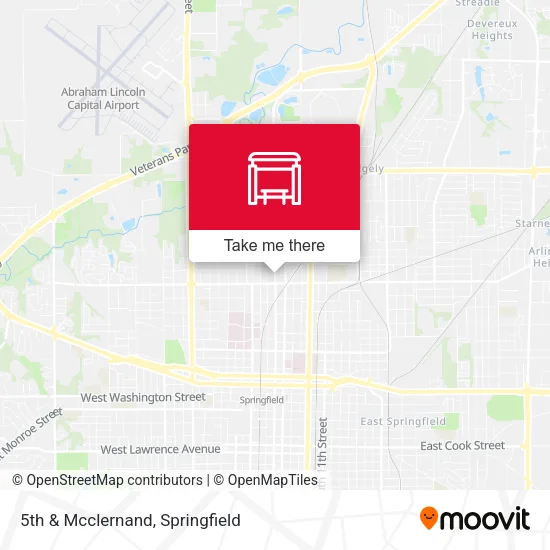 5th & Mcclernand map