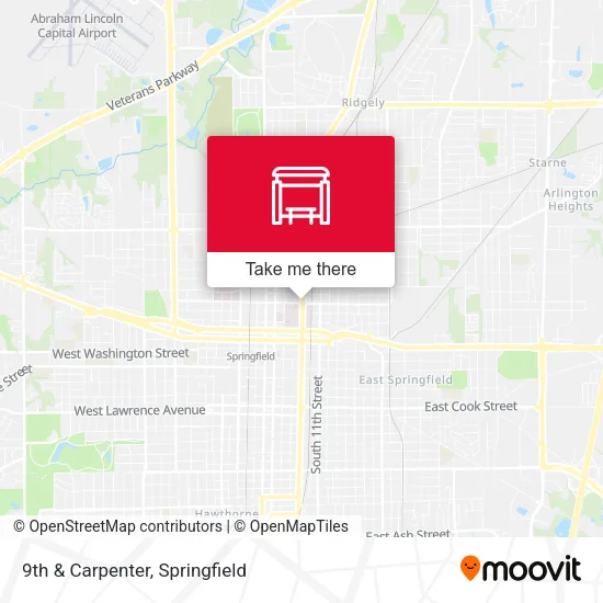Mapa de 9th & Carpenter