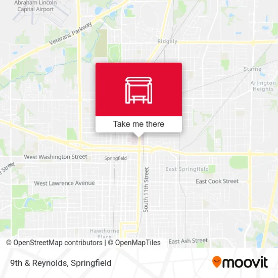 Mapa de 9th & Reynolds