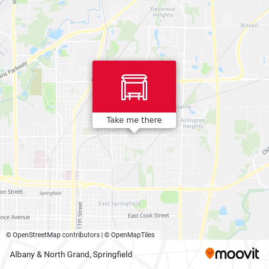 Mapa de Albany & North Grand