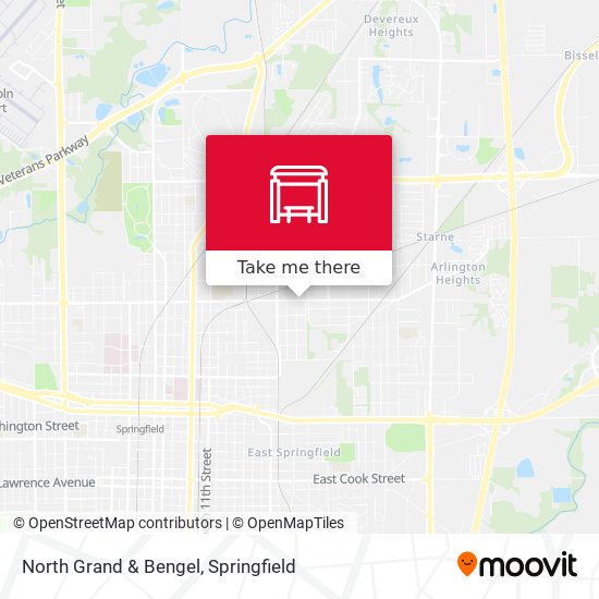 North Grand & Bengel map