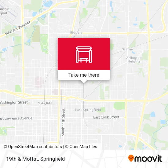 Mapa de 19th & Moffat