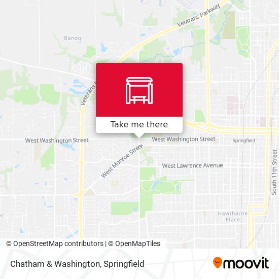 Mapa de Chatham & Washington