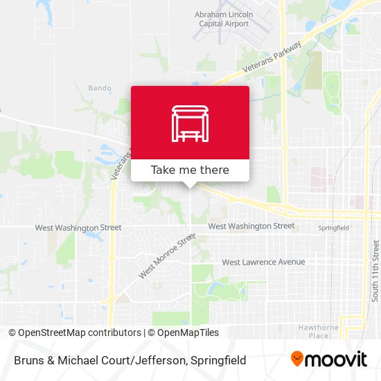 Bruns & Michael Court / Jefferson map