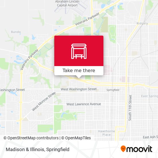 Madison & Illinois map