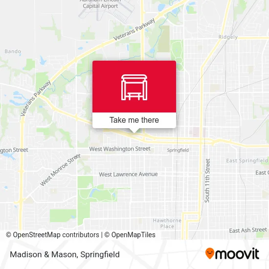 Madison & Mason map