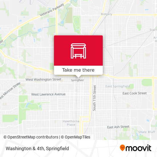Mapa de Washington & 4th