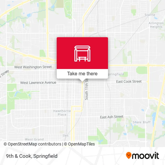 Mapa de 9th & Cook