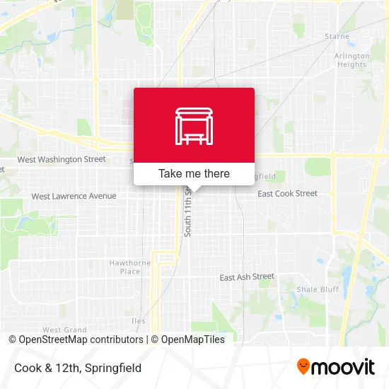 Mapa de Cook & 12th