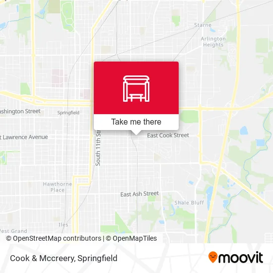 Mapa de Cook & Mccreery