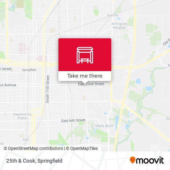 25th & Cook map