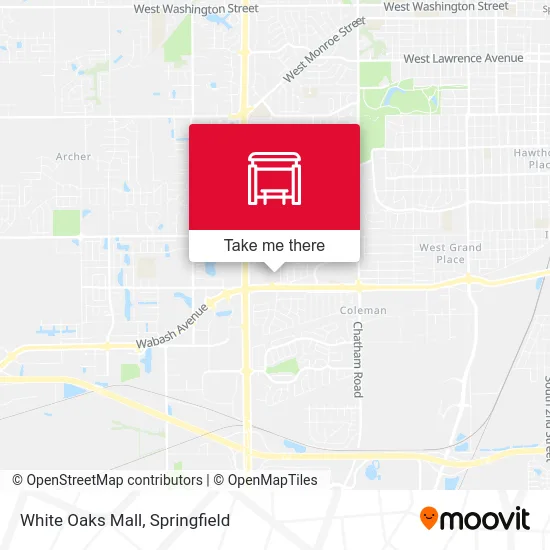 White Oaks Mall map