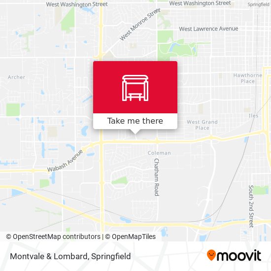 Montvale & Lombard map