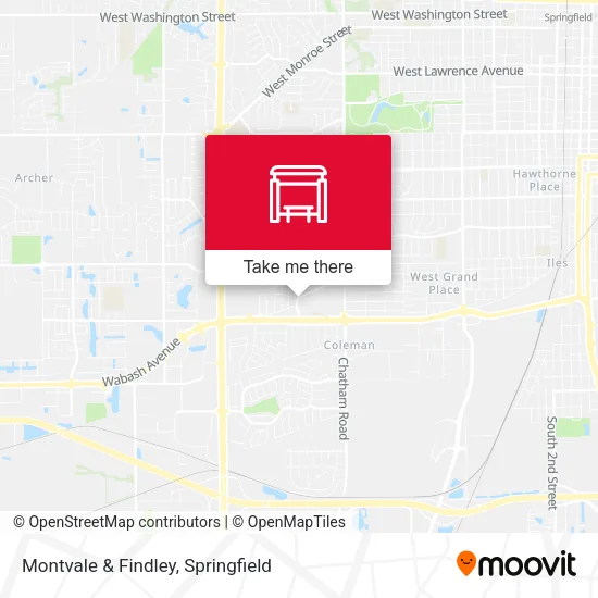 Montvale & Findley map