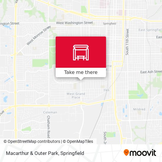 Macarthur & Outer Park map