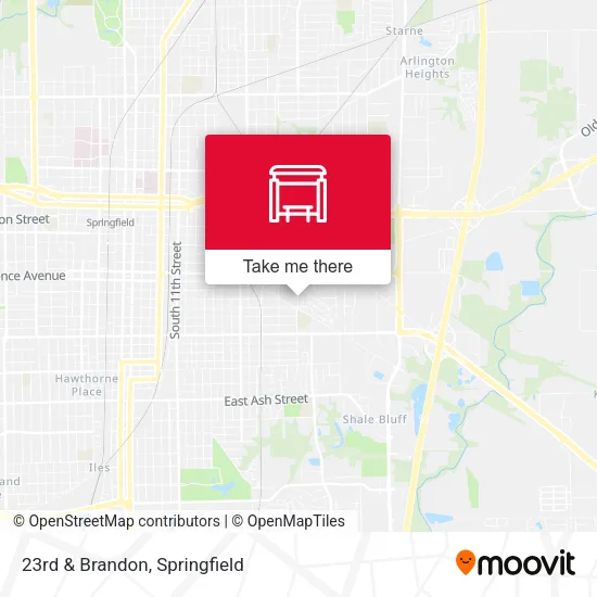 Mapa de 23rd & Brandon
