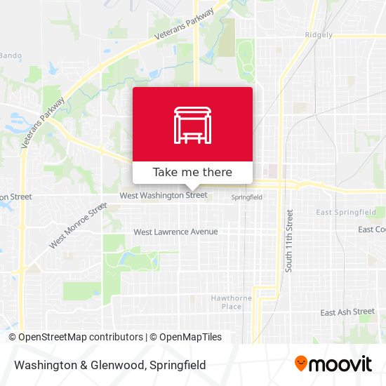 Washington & Glenwood map