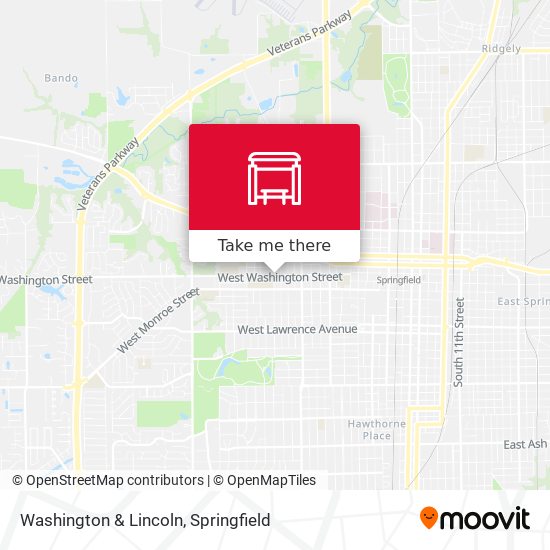 Washington & Lincoln map