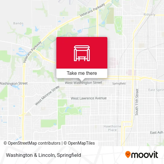 Washington & Lincoln map