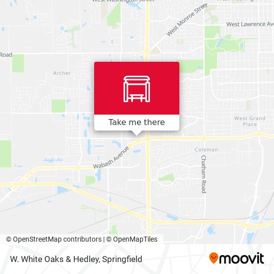W. White Oaks & Hedley map