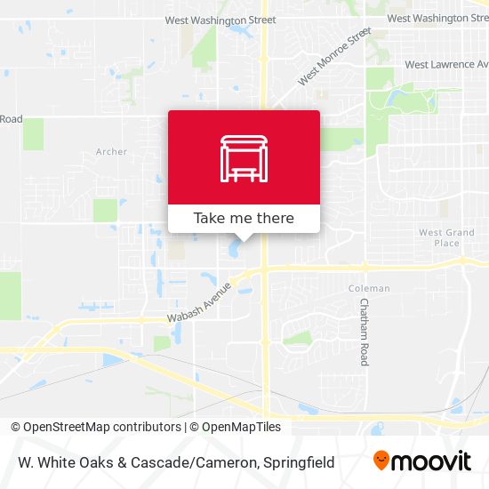 Mapa de W. White Oaks & Cascade / Cameron