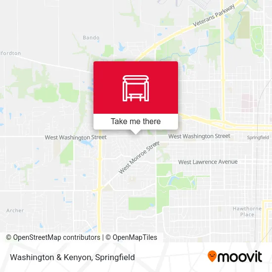 Mapa de Washington & Kenyon