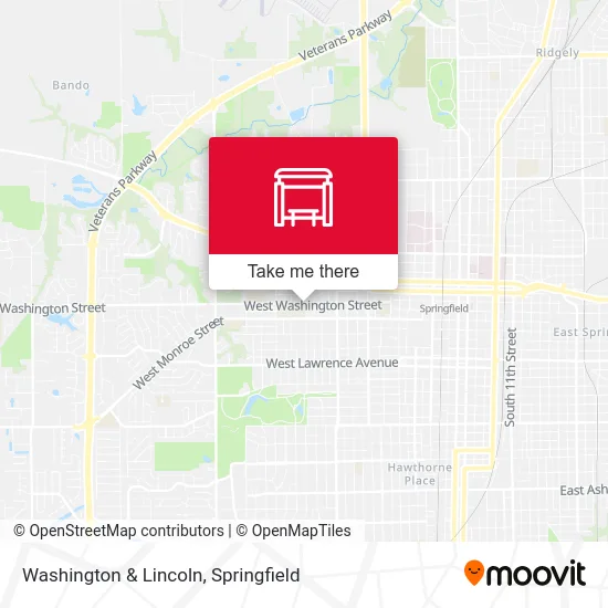 Washington & Lincoln map