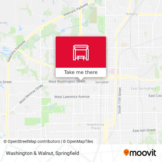Washington & Walnut map