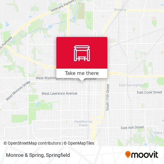 Monroe & Spring map