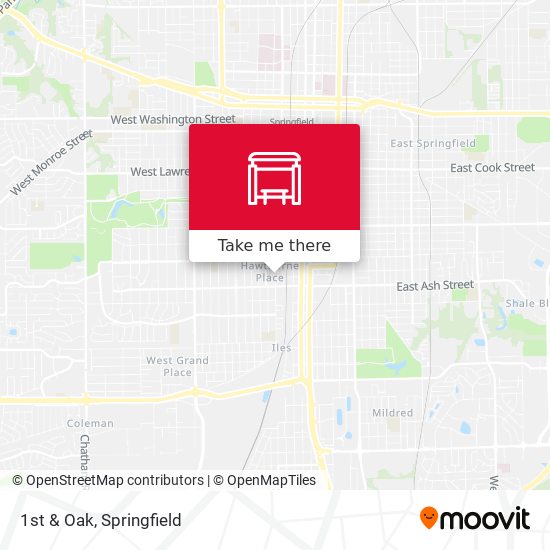 Mapa de 1st & Oak