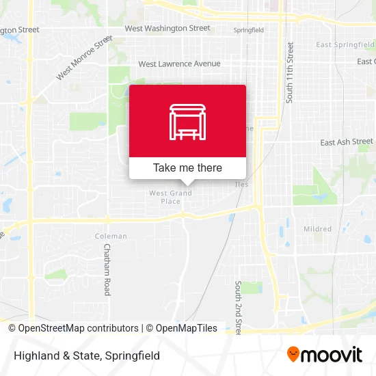 Highland & State map