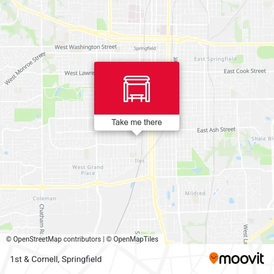 Mapa de 1st & Cornell