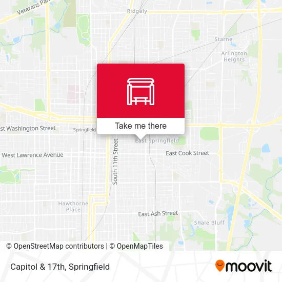 Mapa de Capitol & 17th