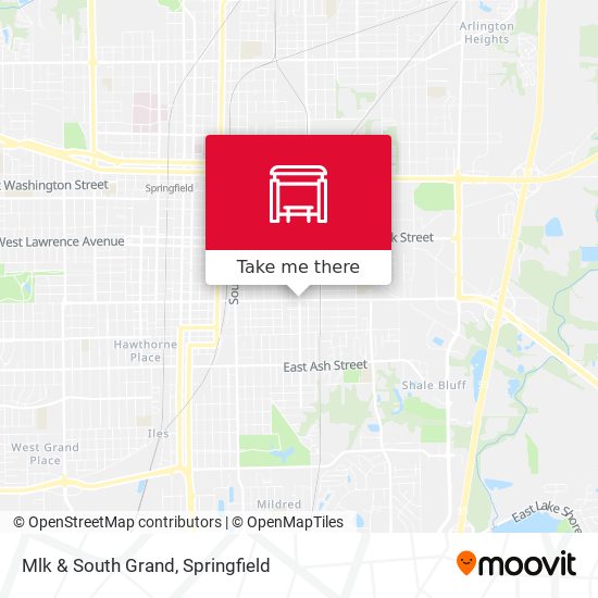 Mlk & South Grand map