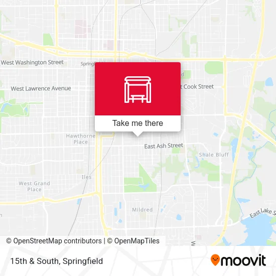 Mapa de 15th & South