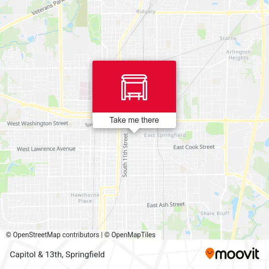 Mapa de Capitol & 13th