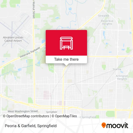 Mapa de Peoria & Garfield