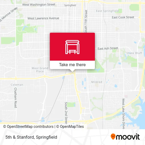 5th & Stanford map