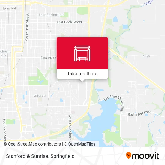 Stanford & Sunrise map