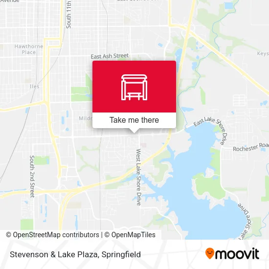 Stevenson & Lake Plaza map