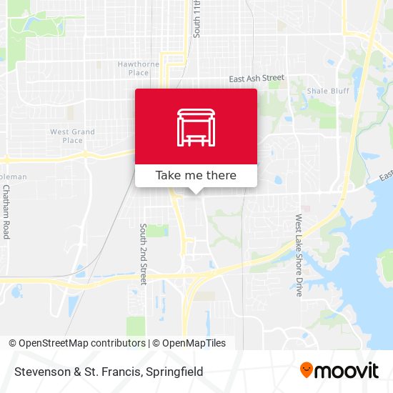 Stevenson & St. Francis map