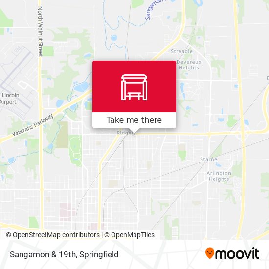 Mapa de Sangamon & 19th