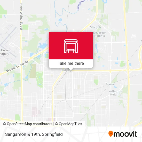 Mapa de Sangamon & 19th