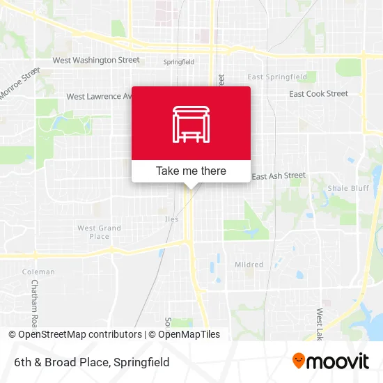 6th & Broad Place map
